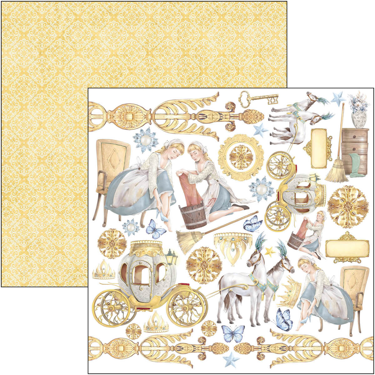 Midnight Spell Fussy Cut Pad 6"x6" 24/Pkg