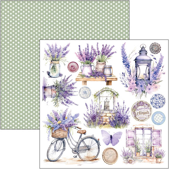 Morning In Provence Fussy Cut Pad 6"x6" 24/Pkg