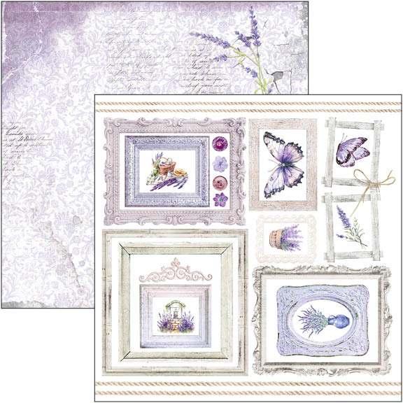 Morning In Provence Fussy Cut Pad 6"x6" 24/Pkg