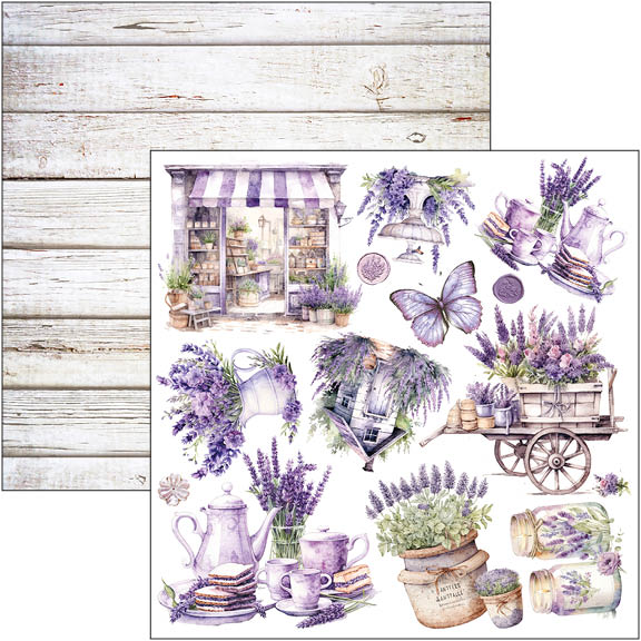 Morning In Provence Fussy Cut Pad 6"x6" 24/Pkg