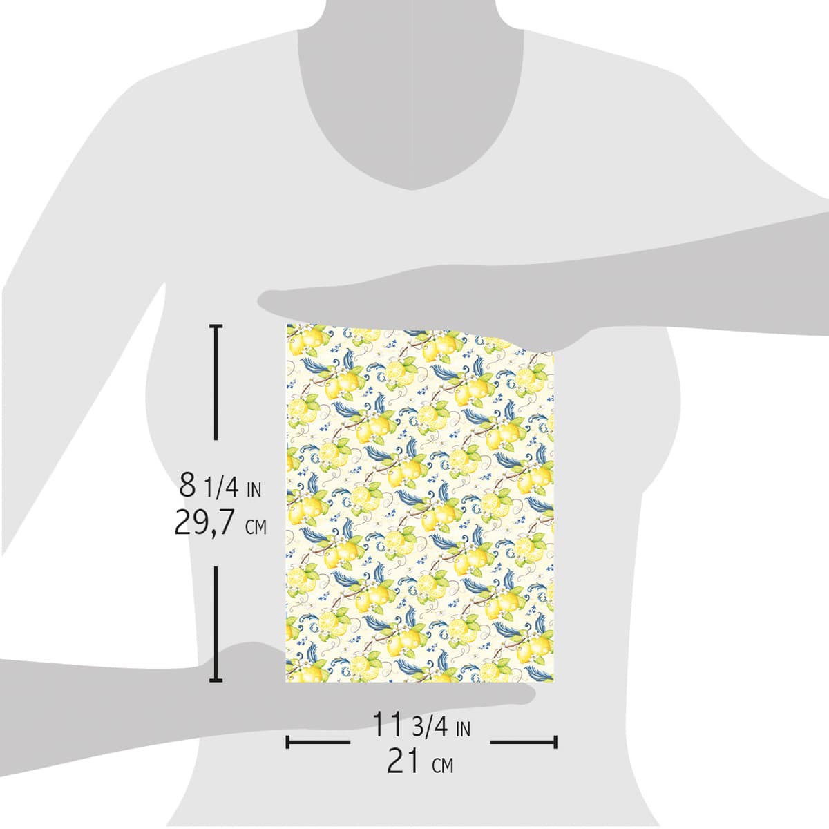 Ciao Bella Rice Paper A4 Limoni di Sicilia