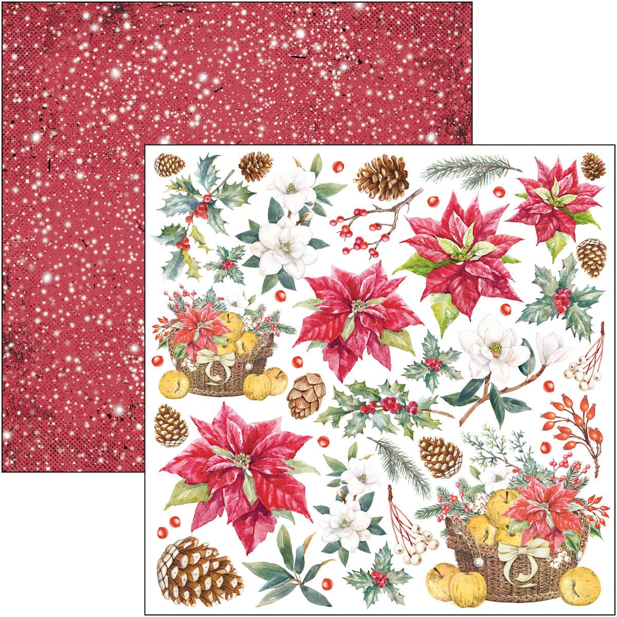 Christmas Vibes Pad 12x12 8/Pkg