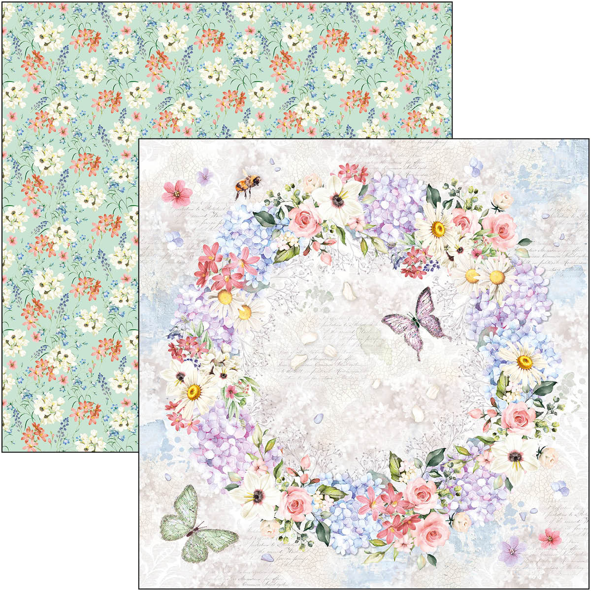 Ciao Bella Enchanted Land Patterns Pad 12"x12" 8/Pkg