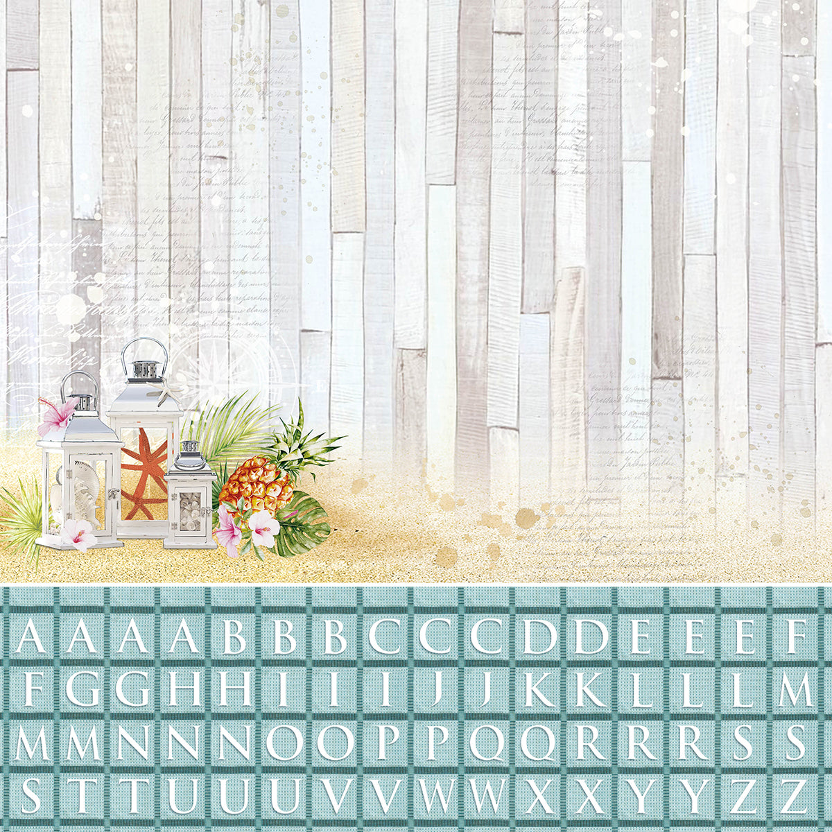 Ciao Bella Summer Breeze Patterns Pad 12"x12" 8/Pkg