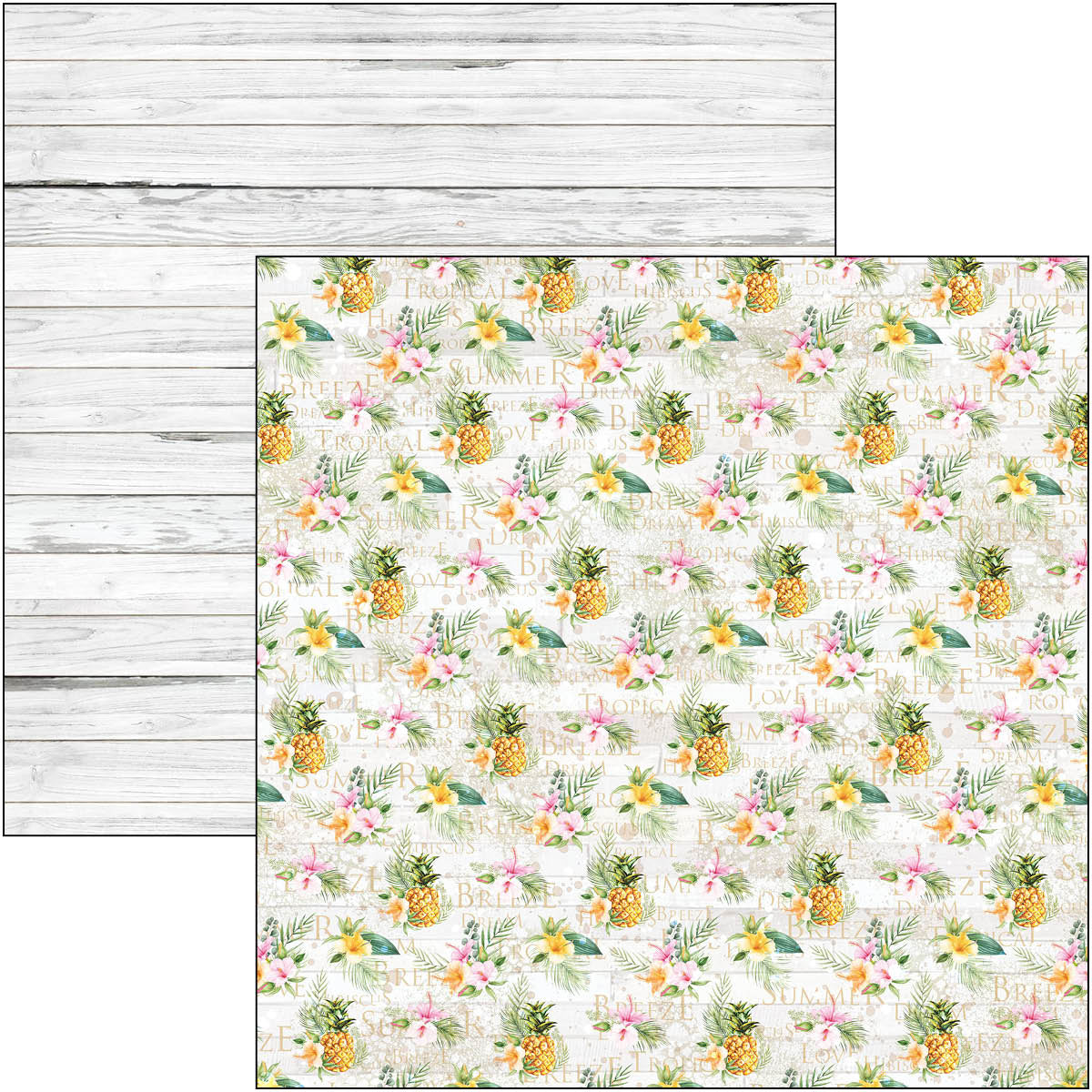 Ciao Bella Summer Breeze Patterns Pad 12"x12" 8/Pkg