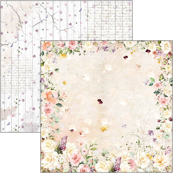 Ciao Bella Blooming Patterns Pad 12"x12" 8/Pkg