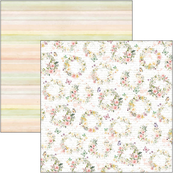 Ciao Bella Blooming Patterns Pad 12"x12" 8/Pkg