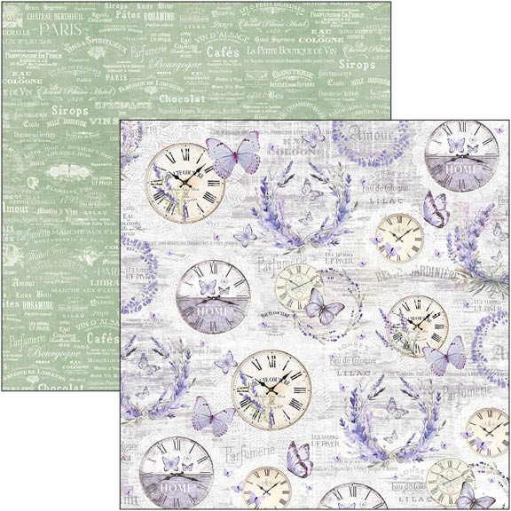 Morning In Provence Patterns Pad 12"x12" 8/Pkg