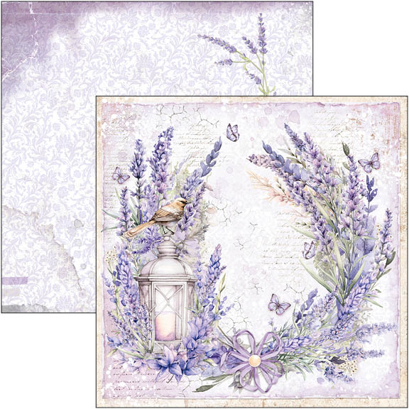 Morning In Provence Patterns Pad 12"x12" 8/Pkg