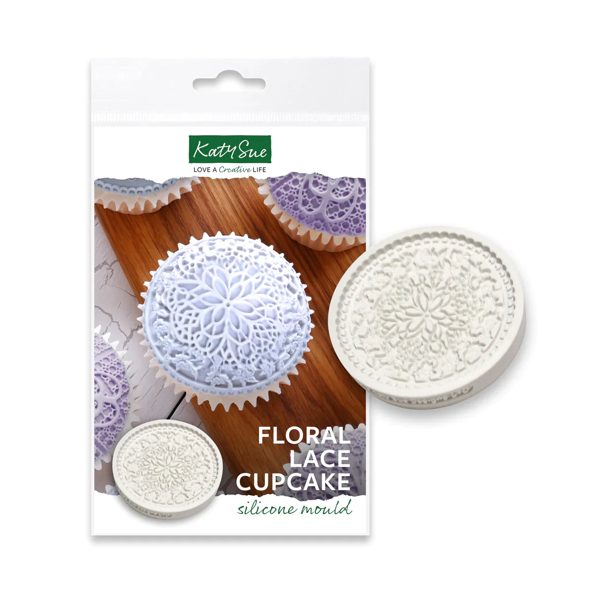 Floral Lace Cupcake Silicone Mould