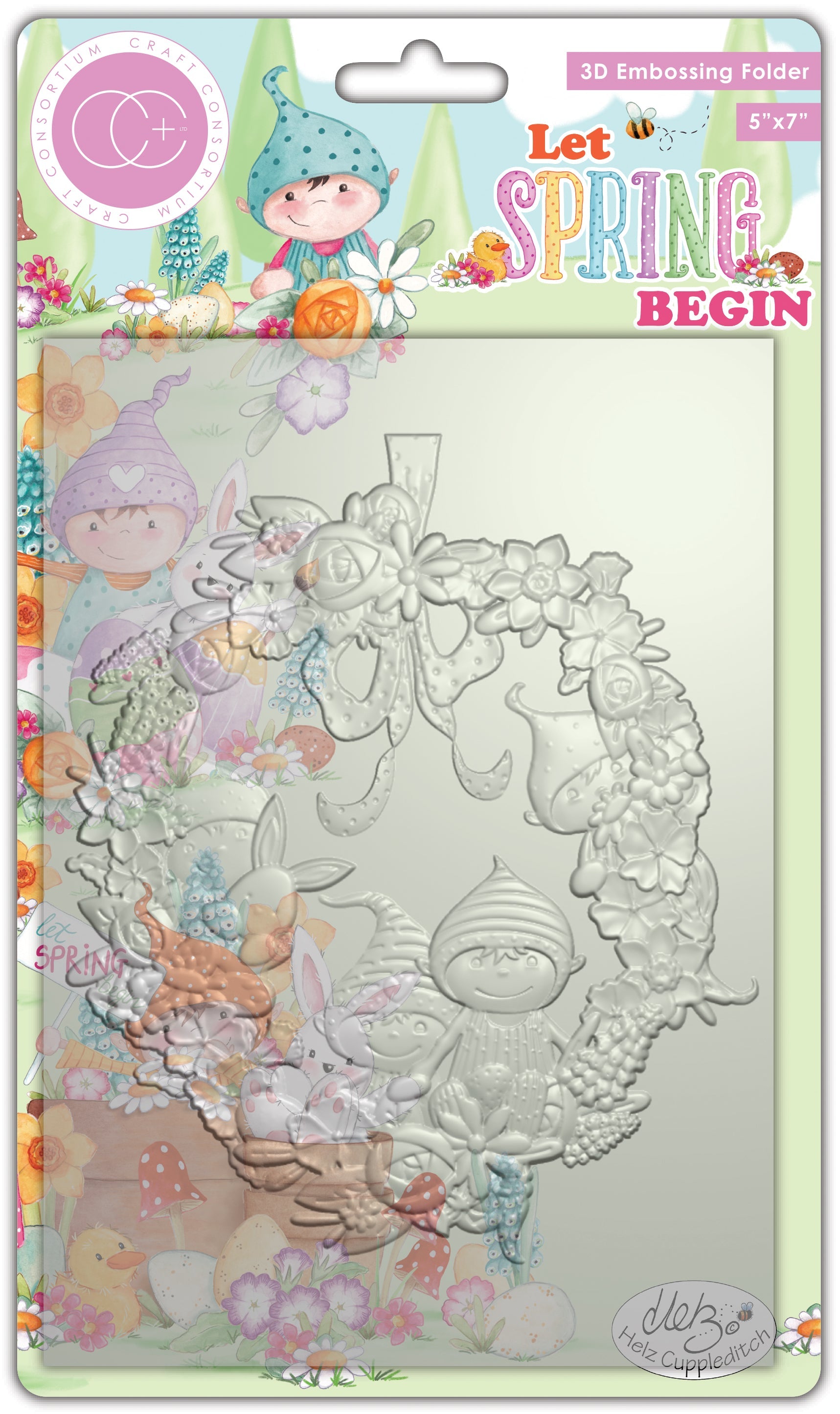 Craft Consortium Let Spring Begin - 3D Embossing Folder