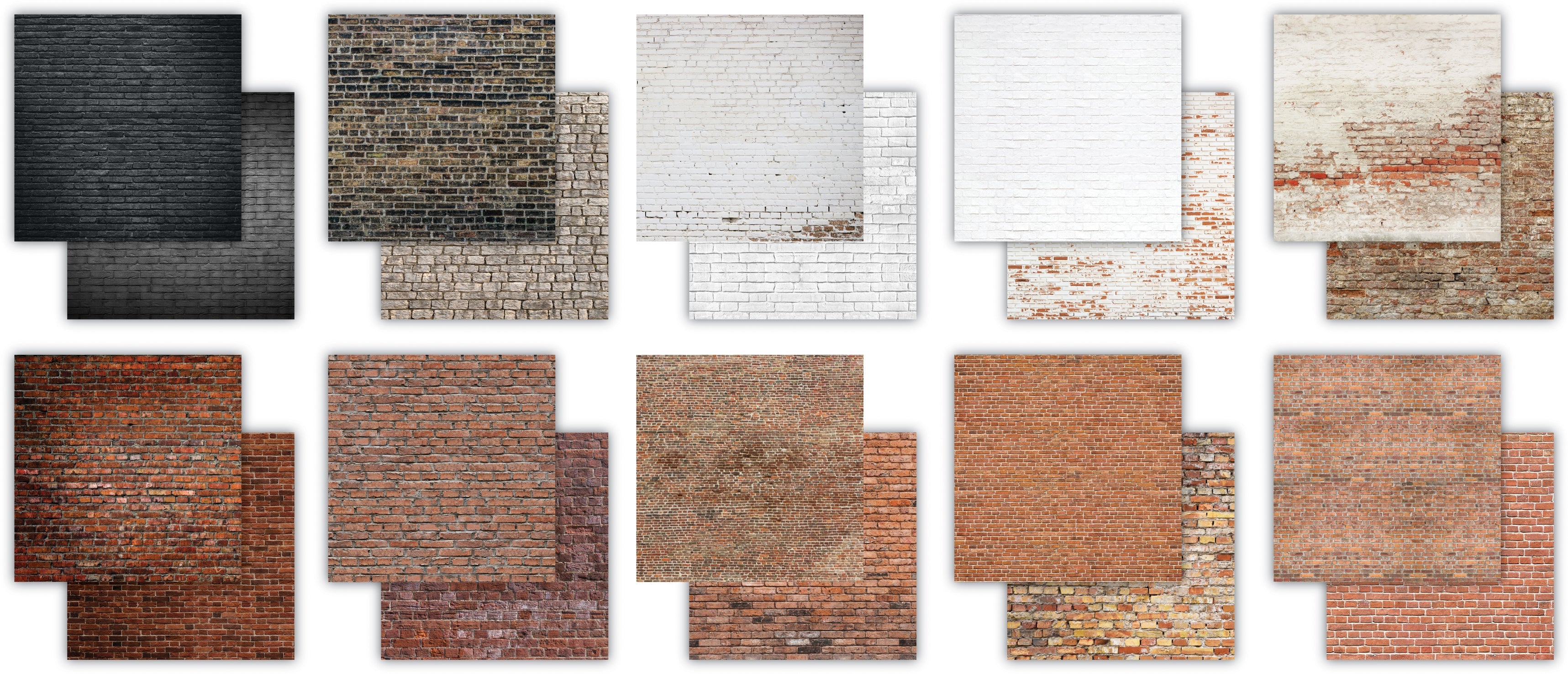 Brick Textures 12x12 Premium Paper Pad