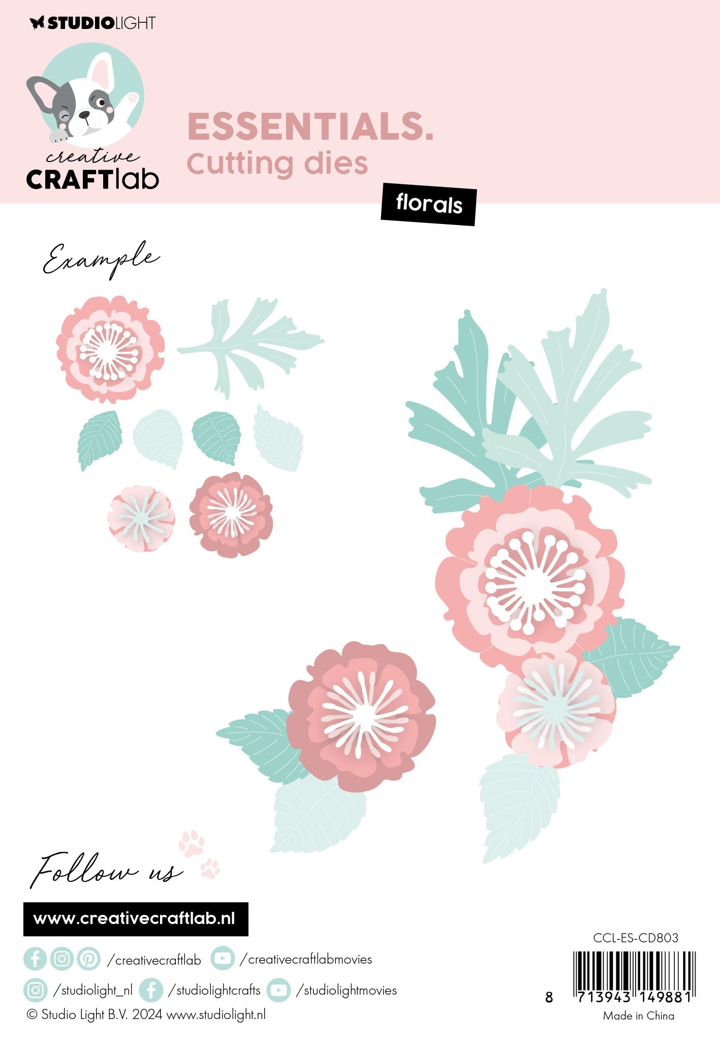 CCL Cutting Die Florals Essentials 10 PC