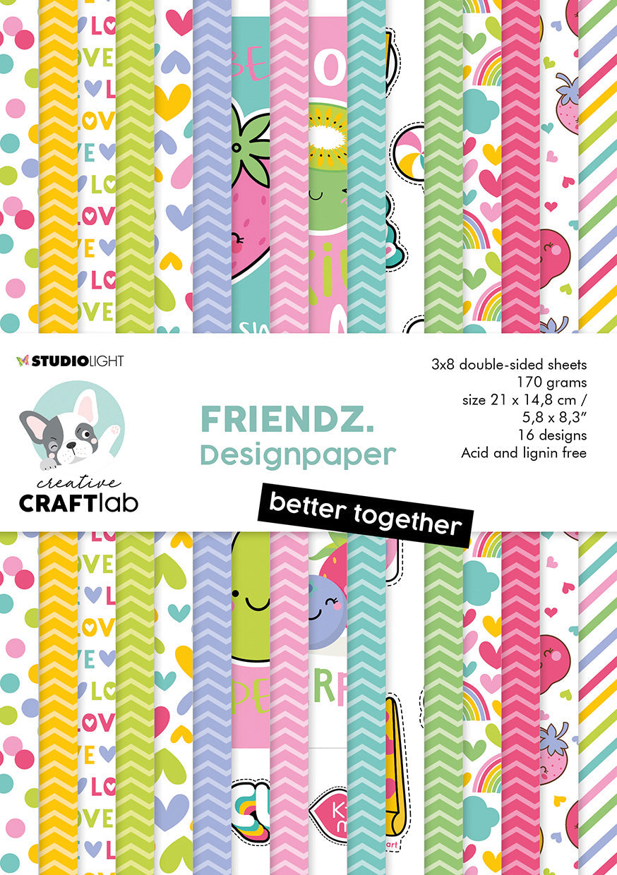 CCL Paper Pad Better Together Friendz 210x148x9mm 24 SH nr.78