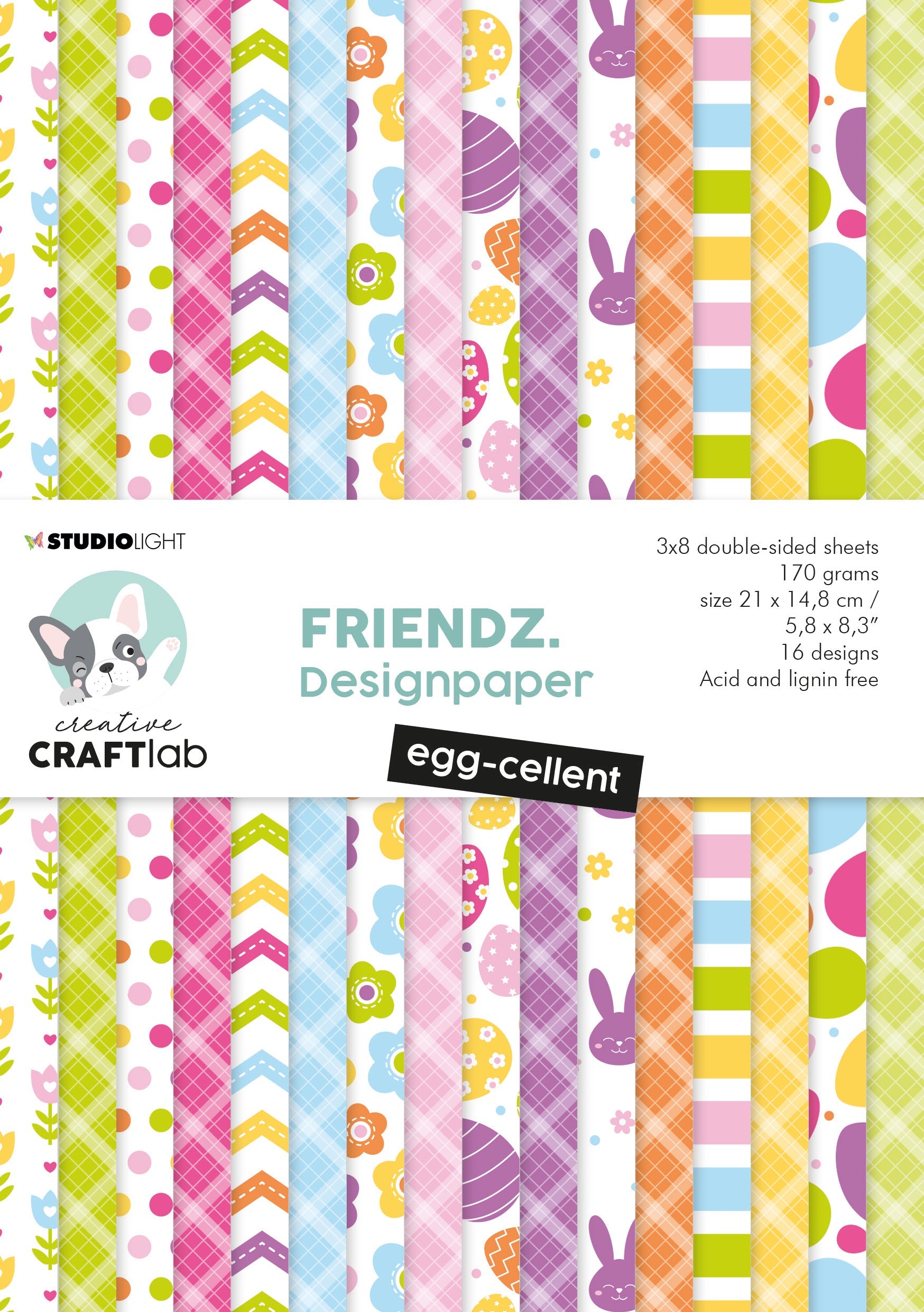 CCL Paper Pad Egg-celent Friendz 210x148xmm 24 SH nr.83