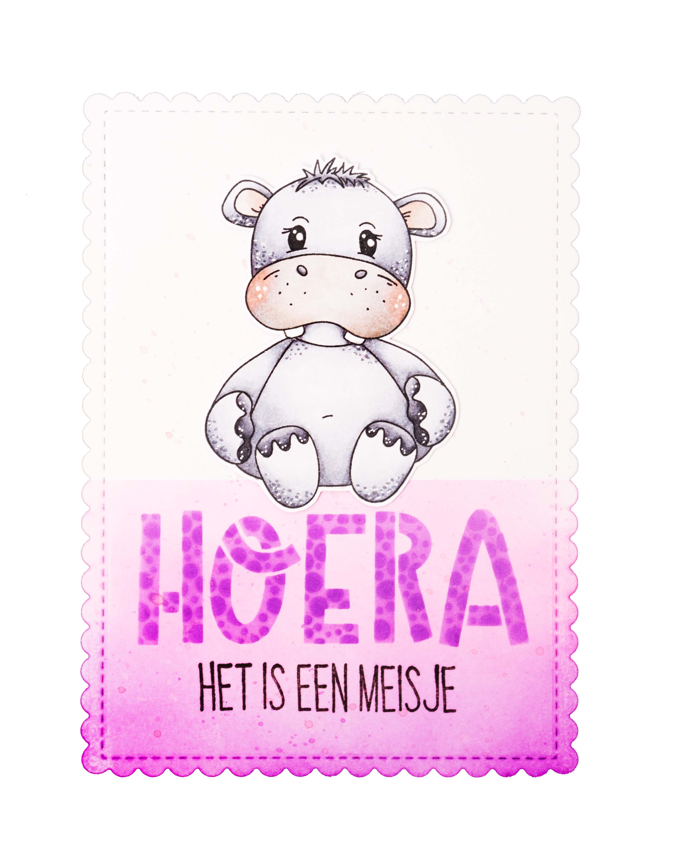 CCL Wooden Stamp Henri Friendz 63x84x13mm 1 PC nr.570