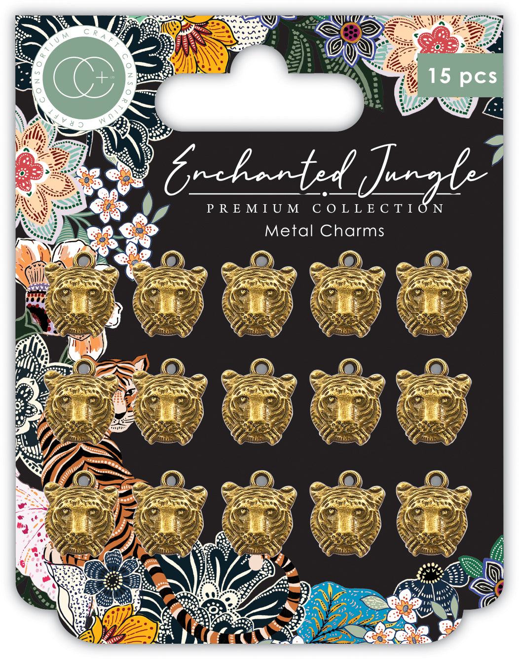 Craft Consortium Enchanted Jungle - Metal Charms