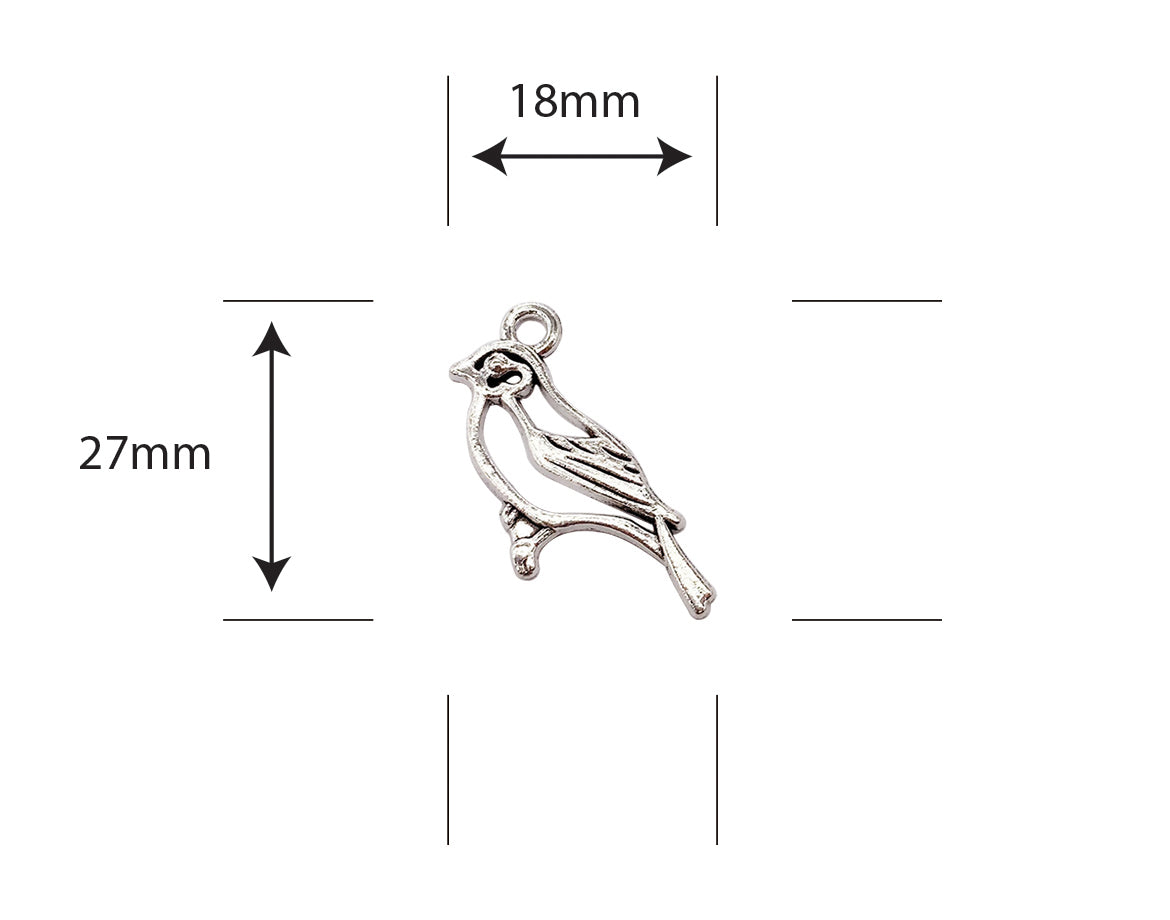 Craft Consortium Little Robin Redbreast - Metal Charms - Robin