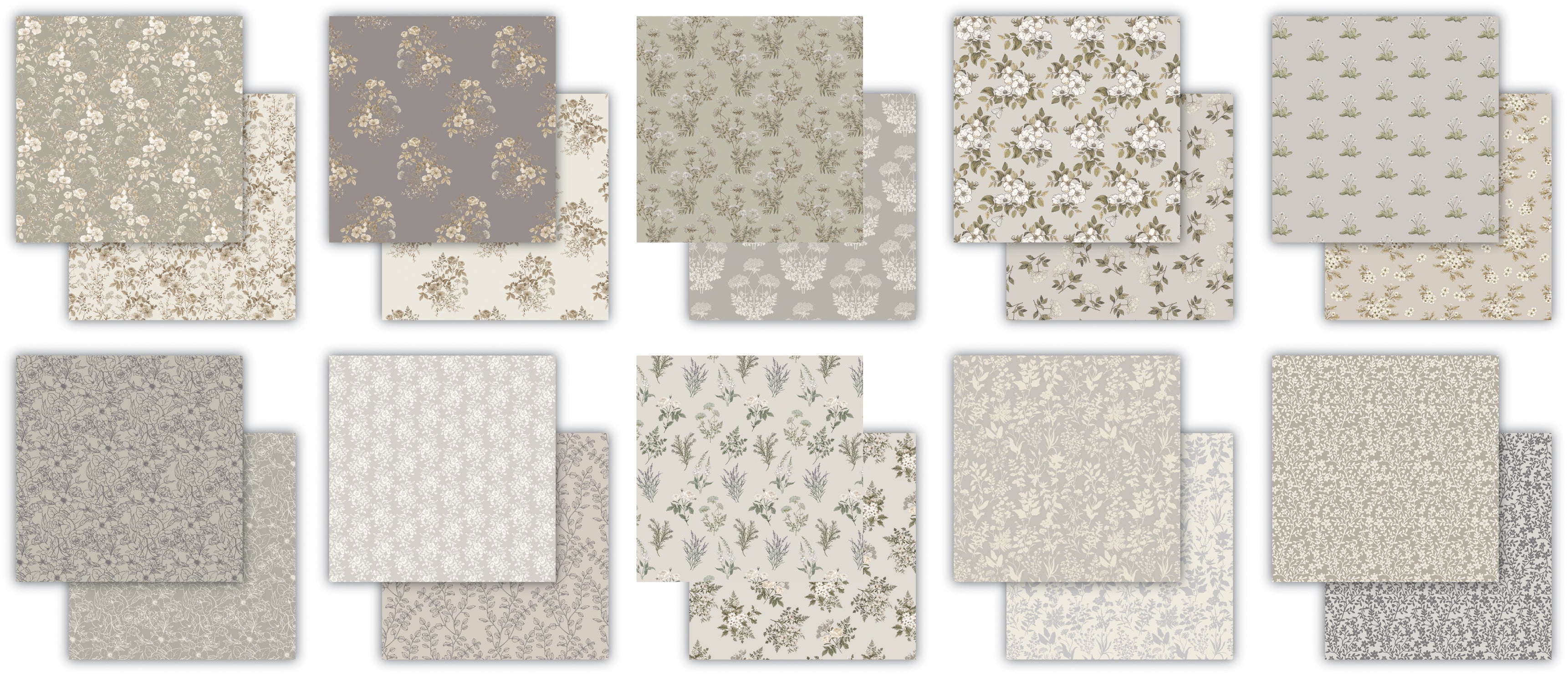 Craft Consortium Belle Fleur - 12x12 Pad