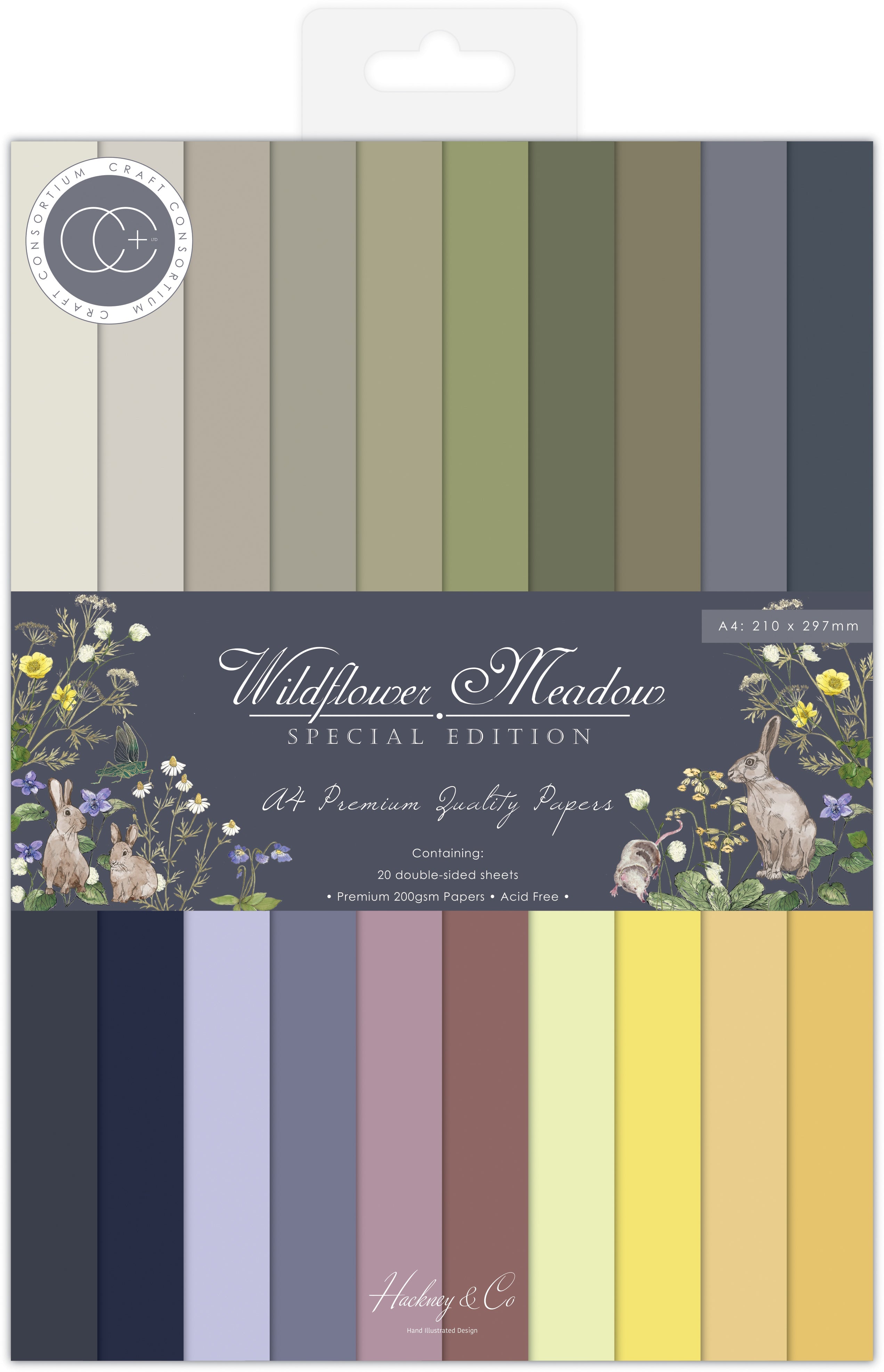 Craft Consortium Wildflower Meadow - SE - A4 Pad