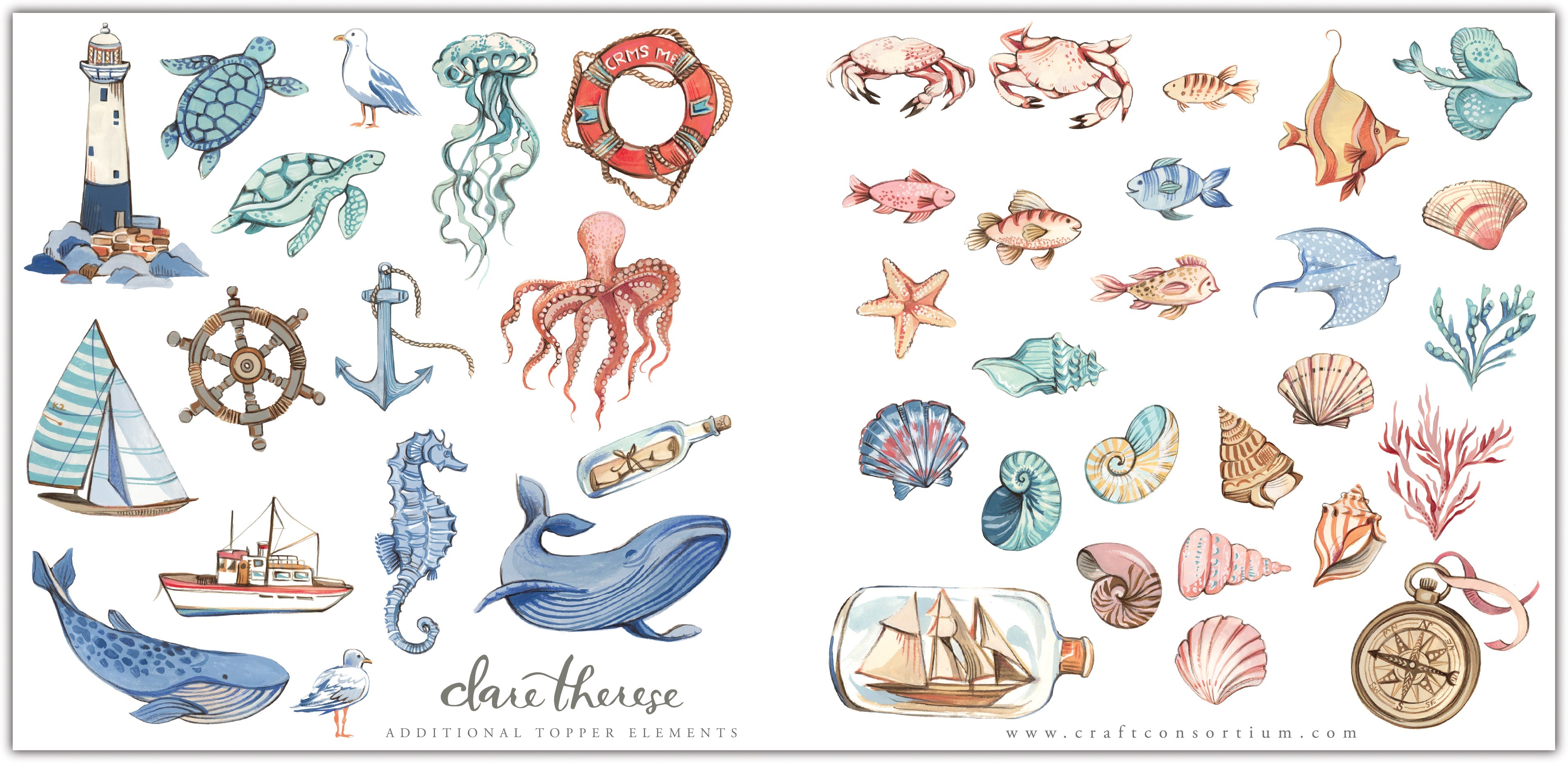 Craft Consortium Ocean Tale - 6x6 Paper Pad