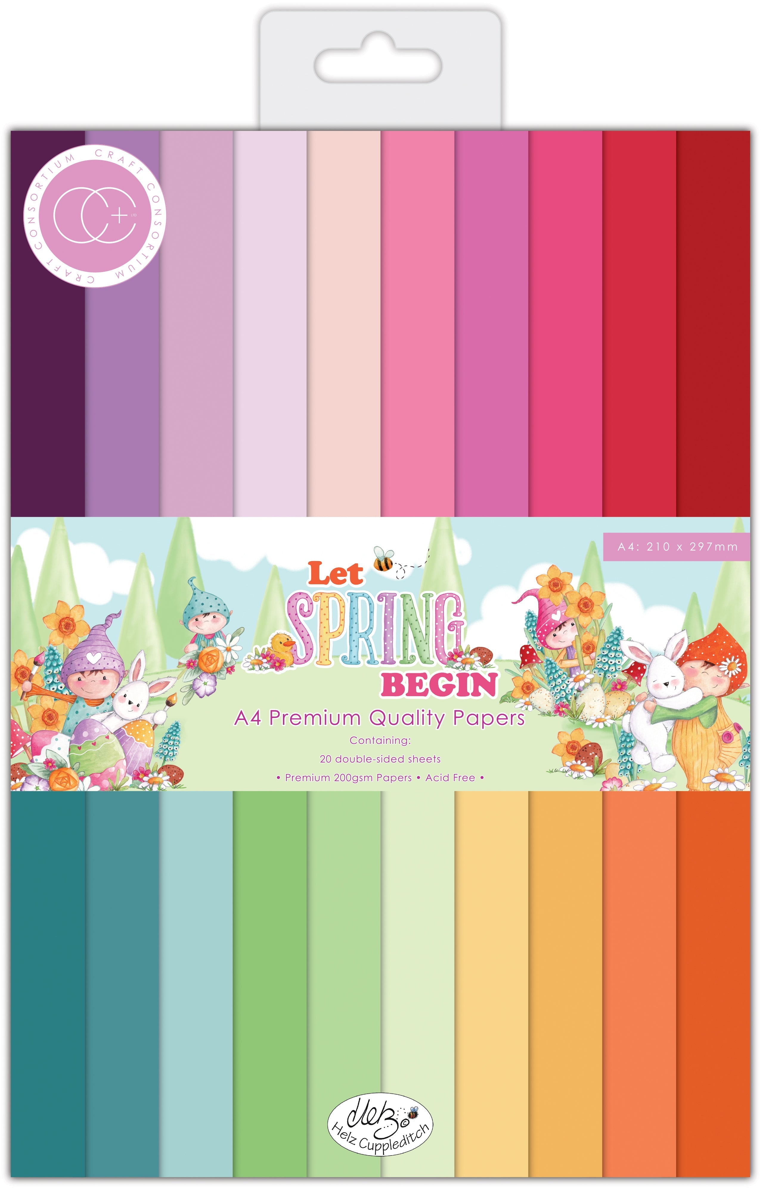 Craft Consortium Let Spring Begin - A4 Paper Pad