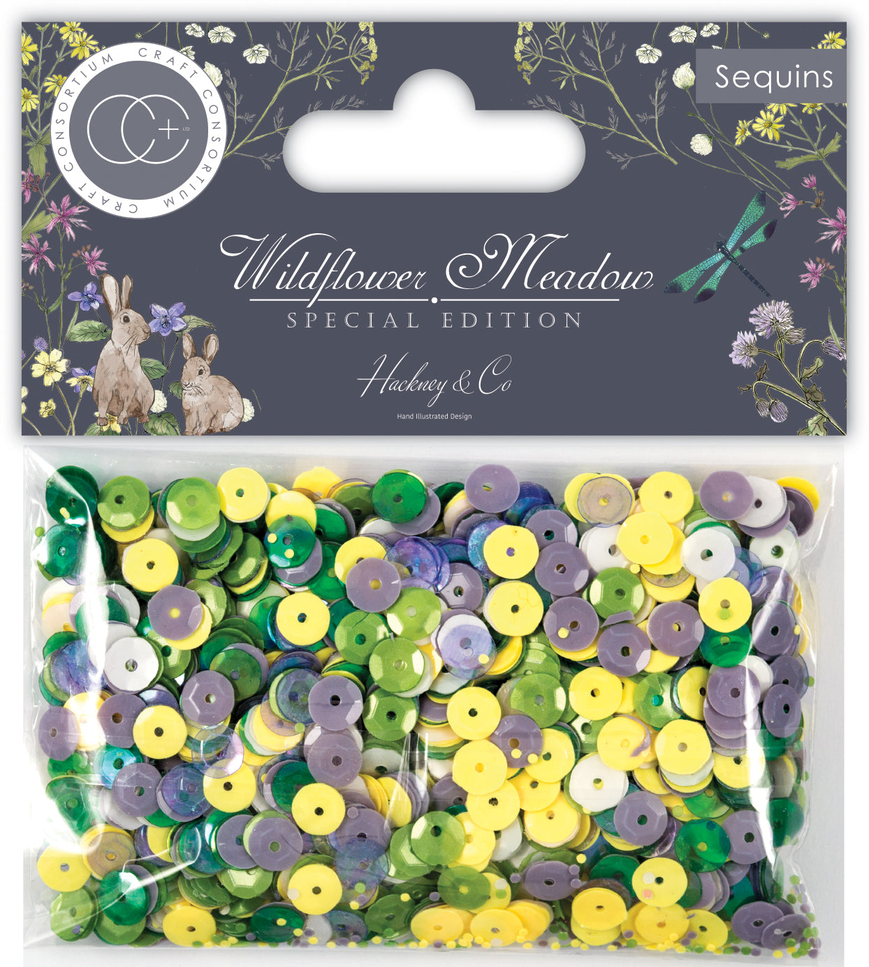 Craft Consortium Wildflower Meadow - SE -  Sequins