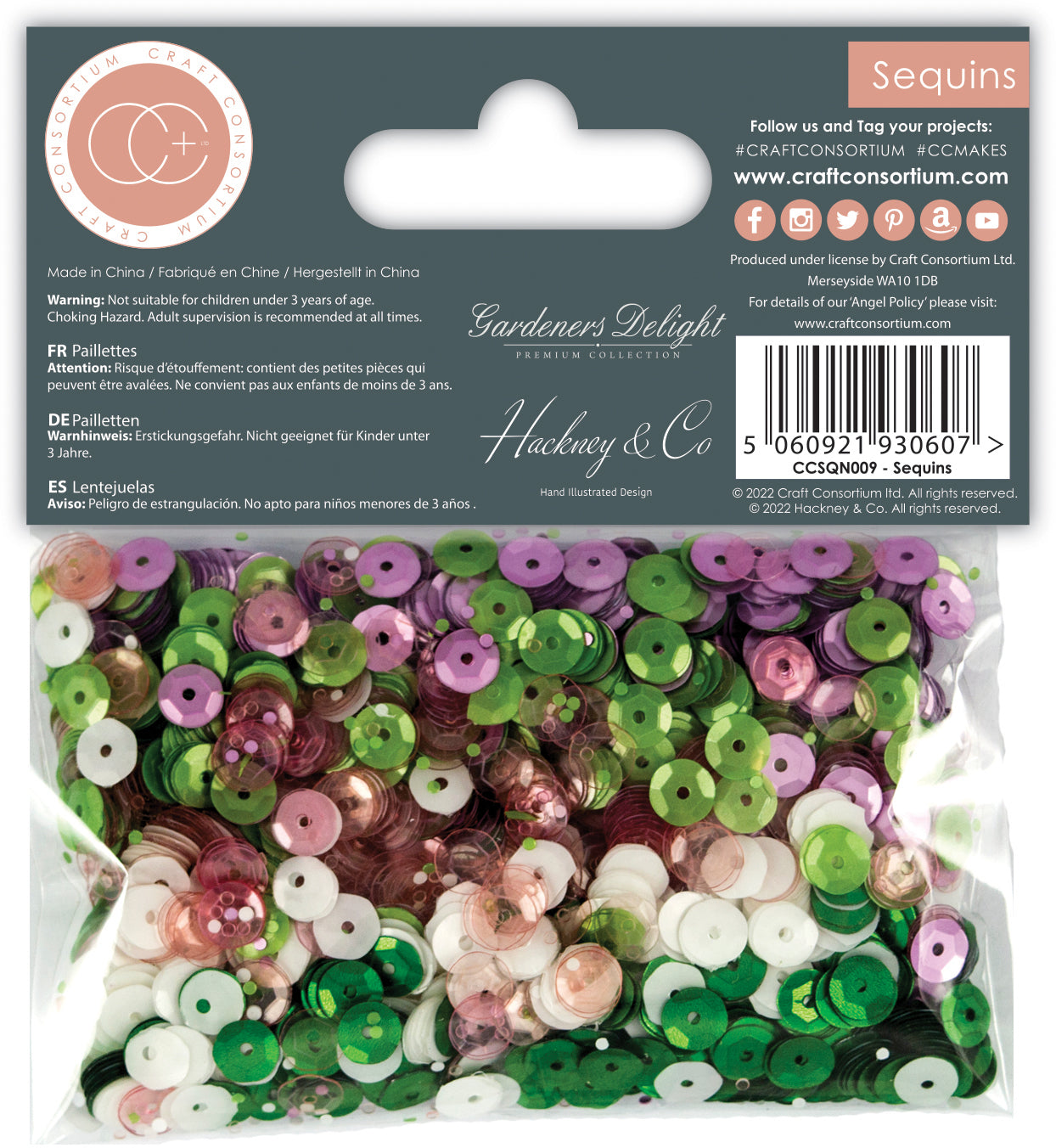 Craft Consortium Gardeners Delight - Sequins