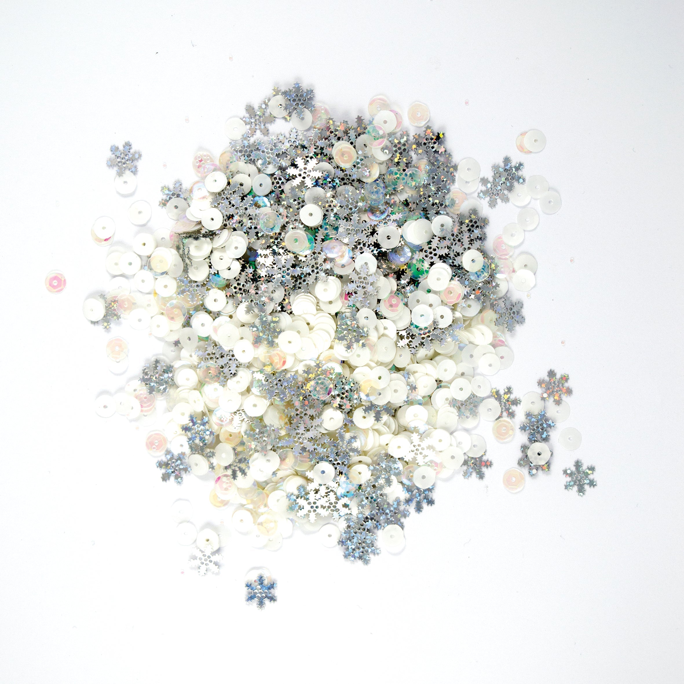 Craft Consortium Candy Christmas - Snowflake Sequins