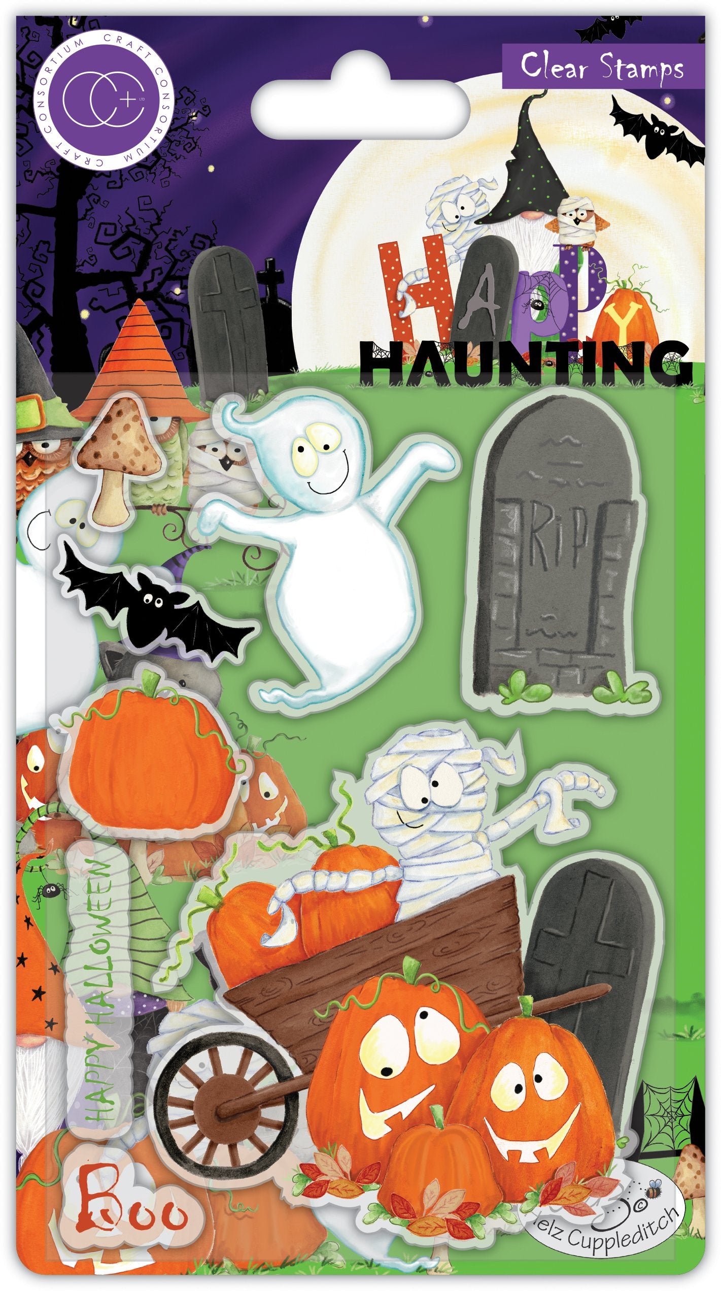 Happy Haunting Stamp Set - Pumpkins