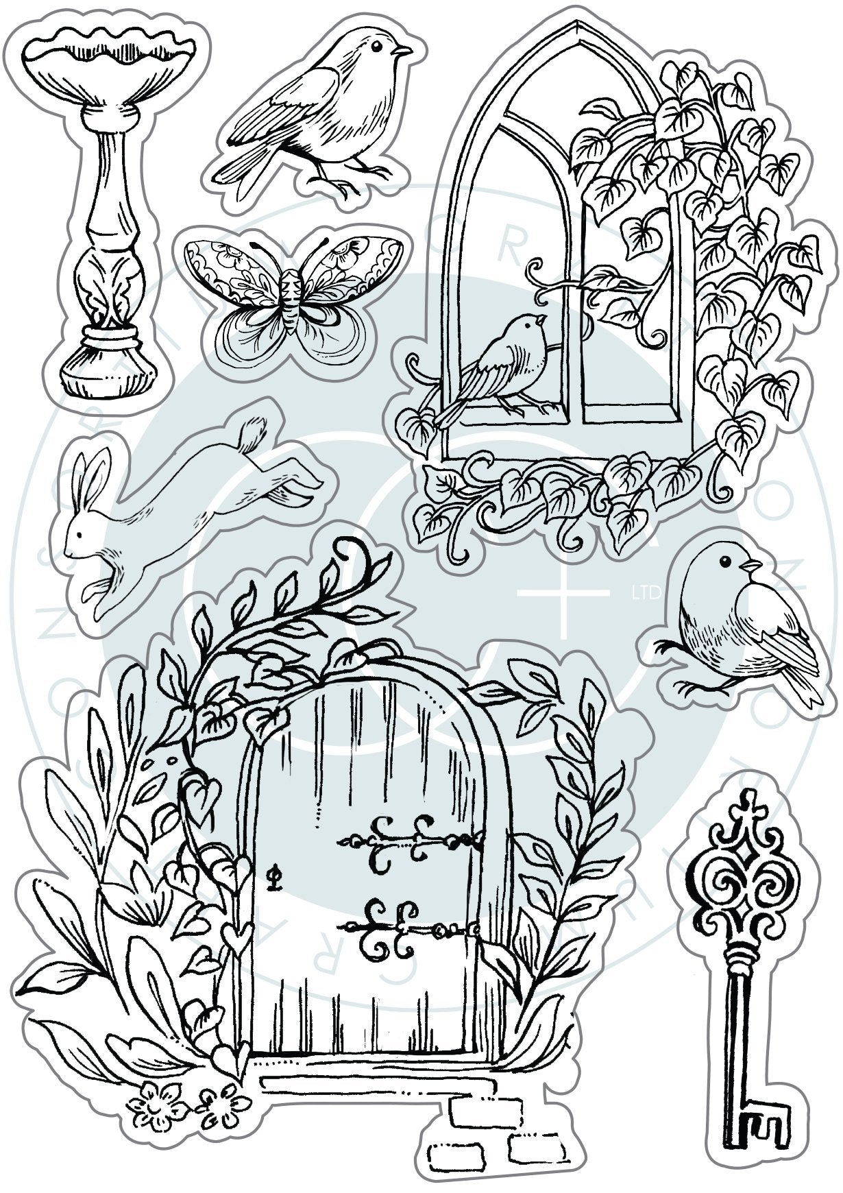 Secret Garden - Stamp Set - Secret Garden