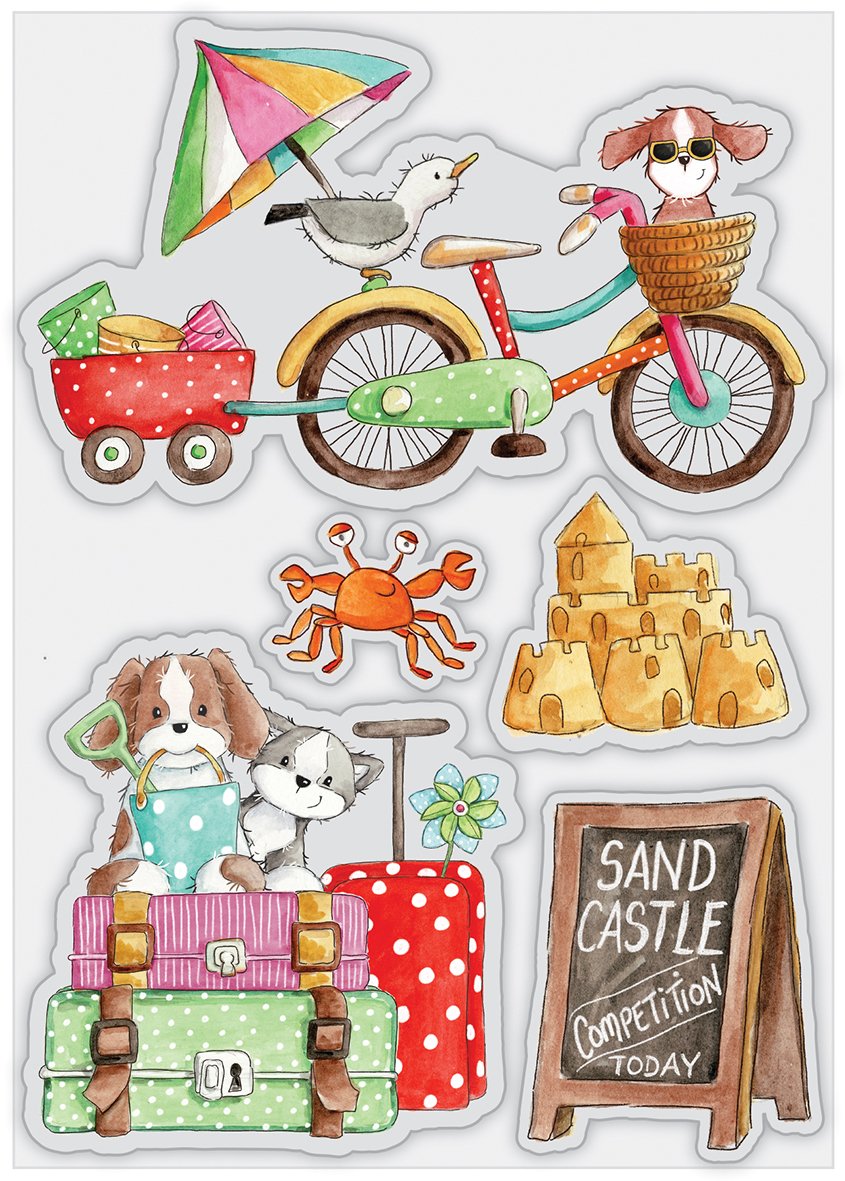 Sandy Paws - Stamp Set - Sand Castle