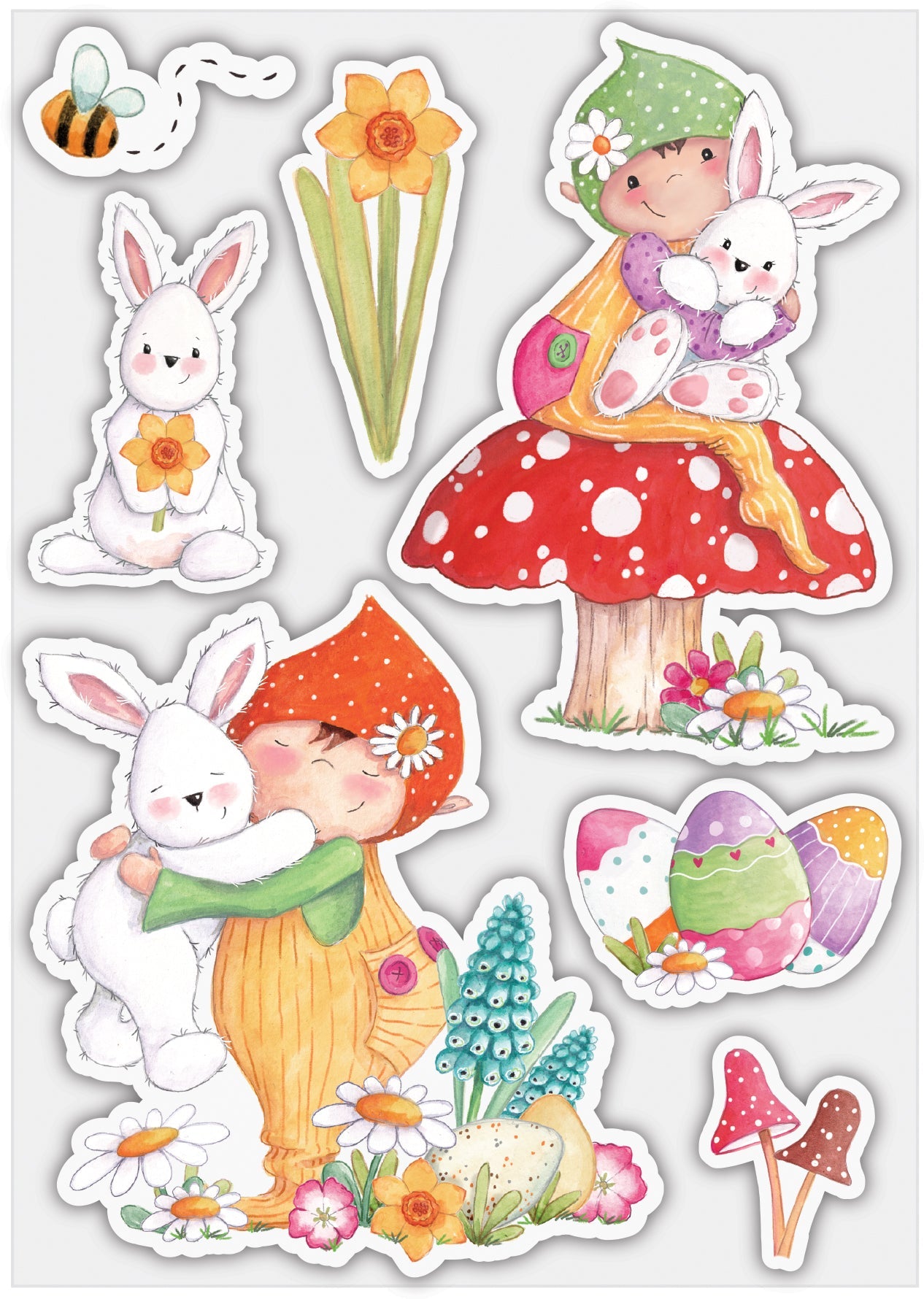 Craft Consortium Let Spring Begin - Stamp Set - Bunny