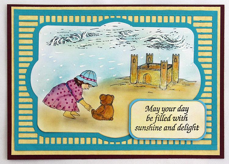 Frog's Whiskers Ink Stamp - Sandcastle