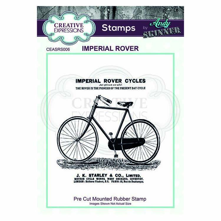 Creative Expressions Pre Cut Rubber Stamp by Andy Skinner Imperial Rover