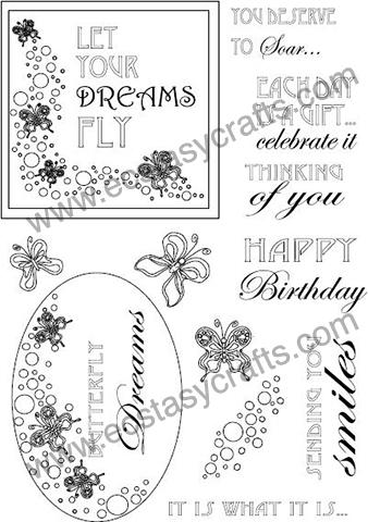 Creative Expression Stamp -  Butterfly Dreams