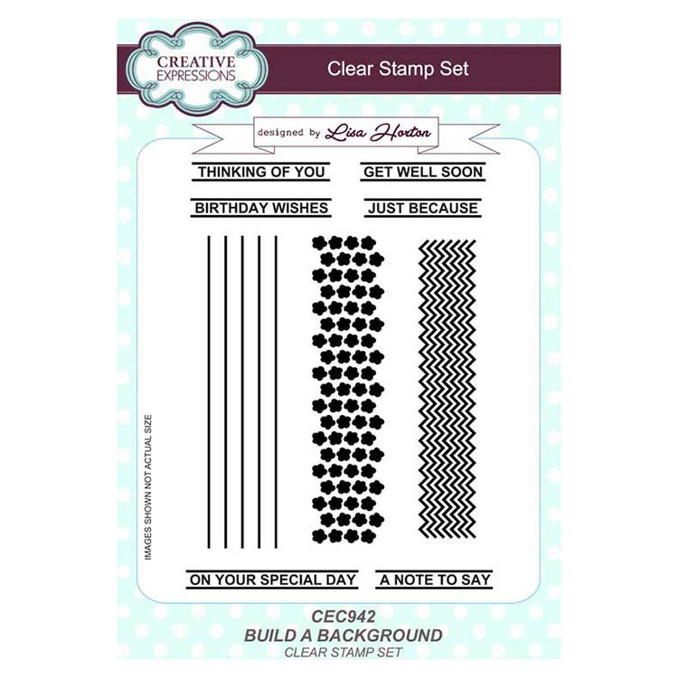 Build a Background A5 Clear Stamp Set