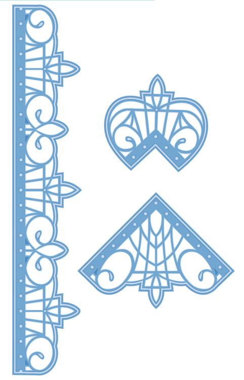 Pacific Ocean Collection Border & Corners Die