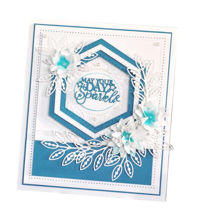 Finishing Touches Collection Pinwheel Floral Die