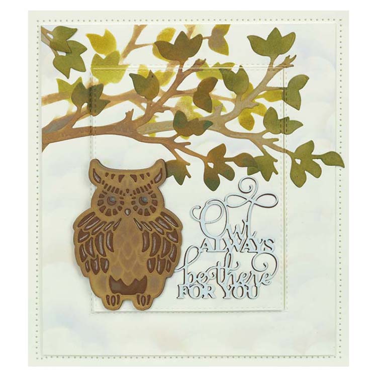 Dies by Sue Wilson Necessities Collection Wise Old Owl