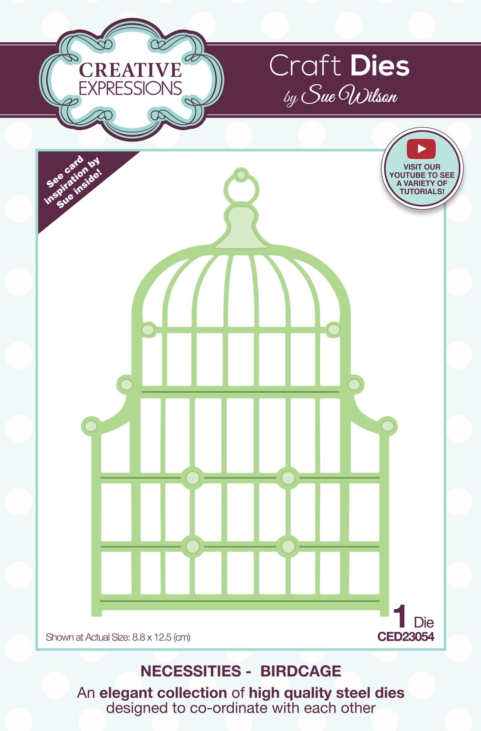 Creative Expressions Sue Wilson Necessities Birdcage Craft Die