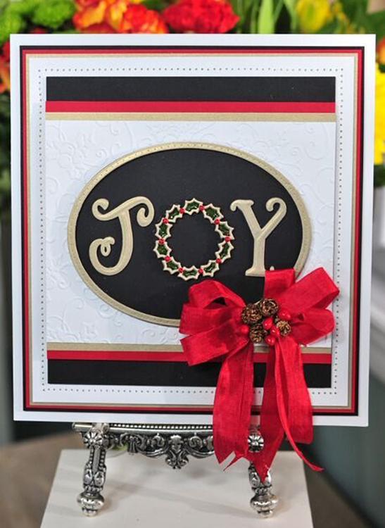 Sue Wilson Dies - Festive Collection - Christmas Joy Wreath