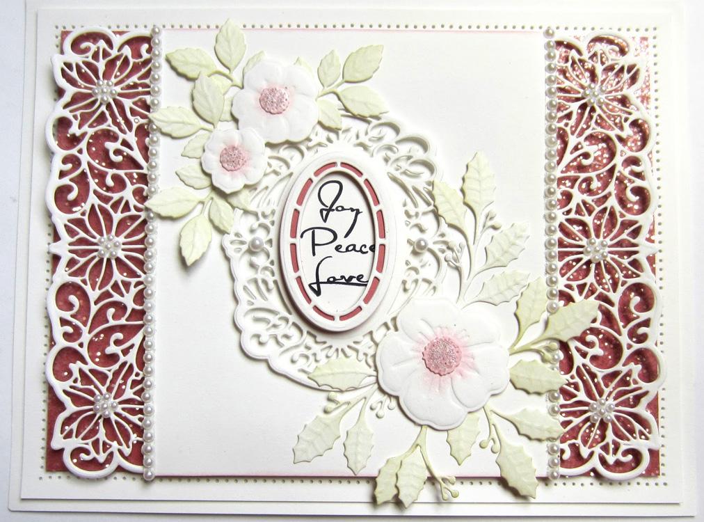 Festive Collection Snowflake Filigree Frame