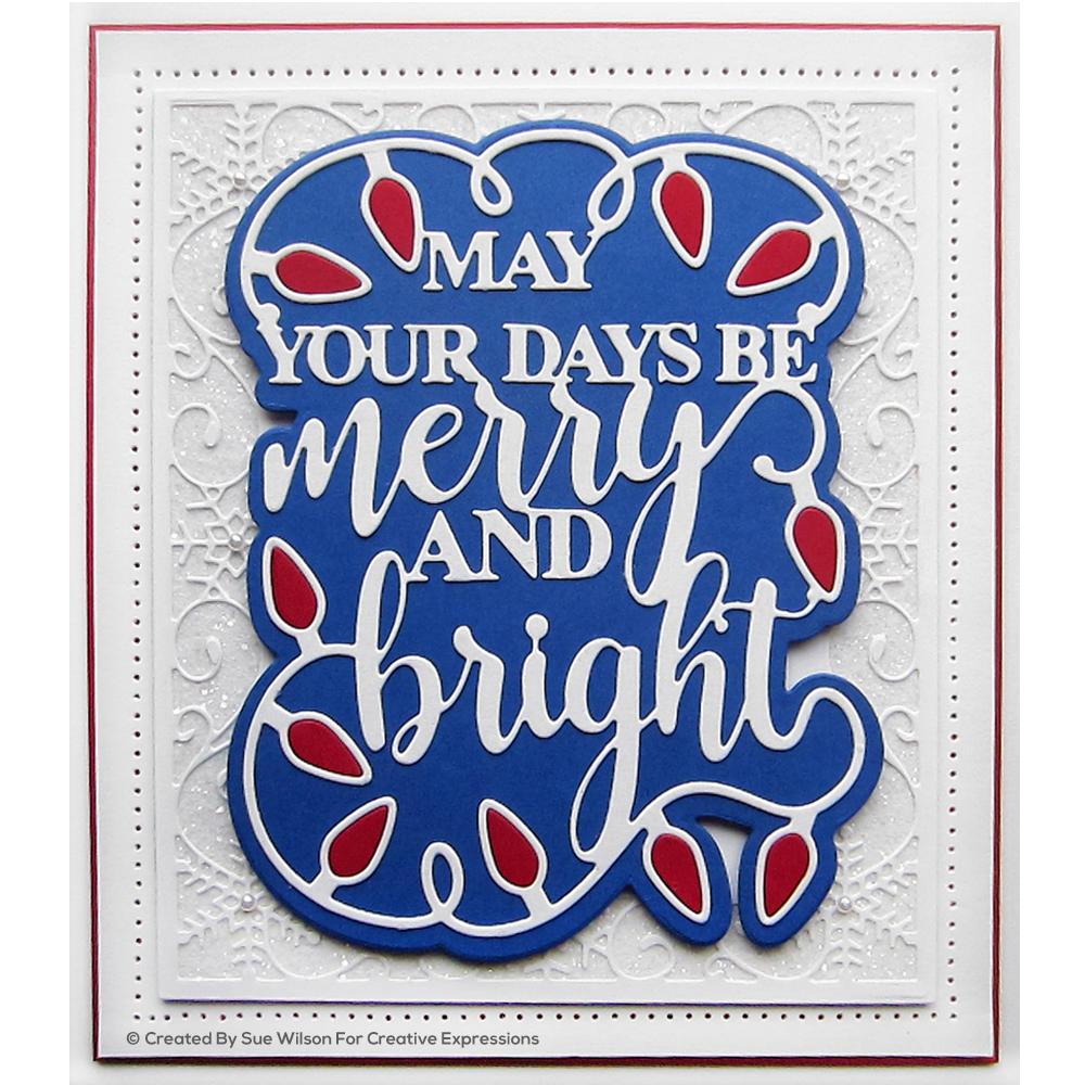 Dies by Sue Wilson Festive Merry & Bright