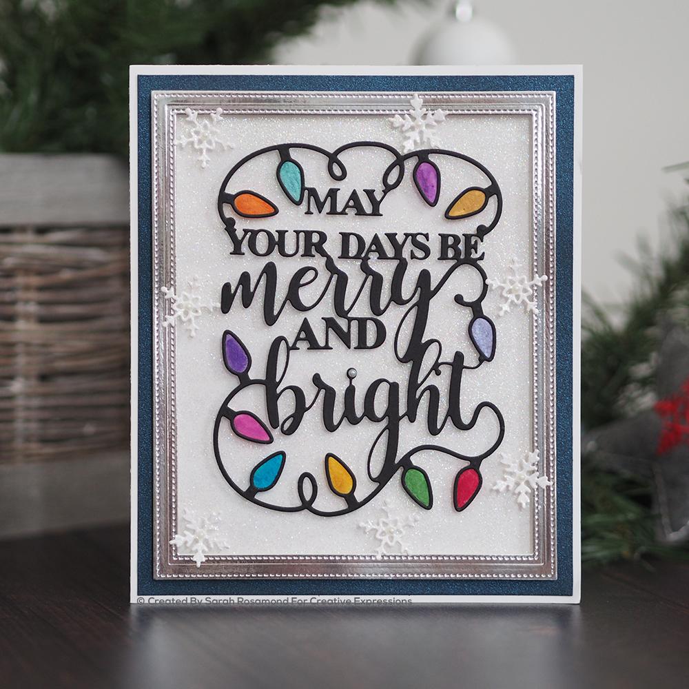 Dies by Sue Wilson Festive Merry & Bright