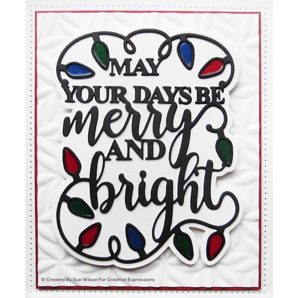 Dies by Sue Wilson Festive Merry & Bright