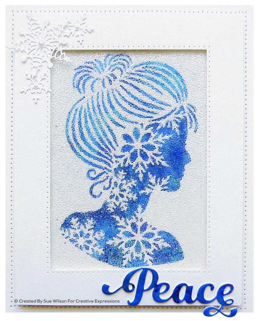 Dies by Sue Wilson Festive Peace Die & Stamp Set