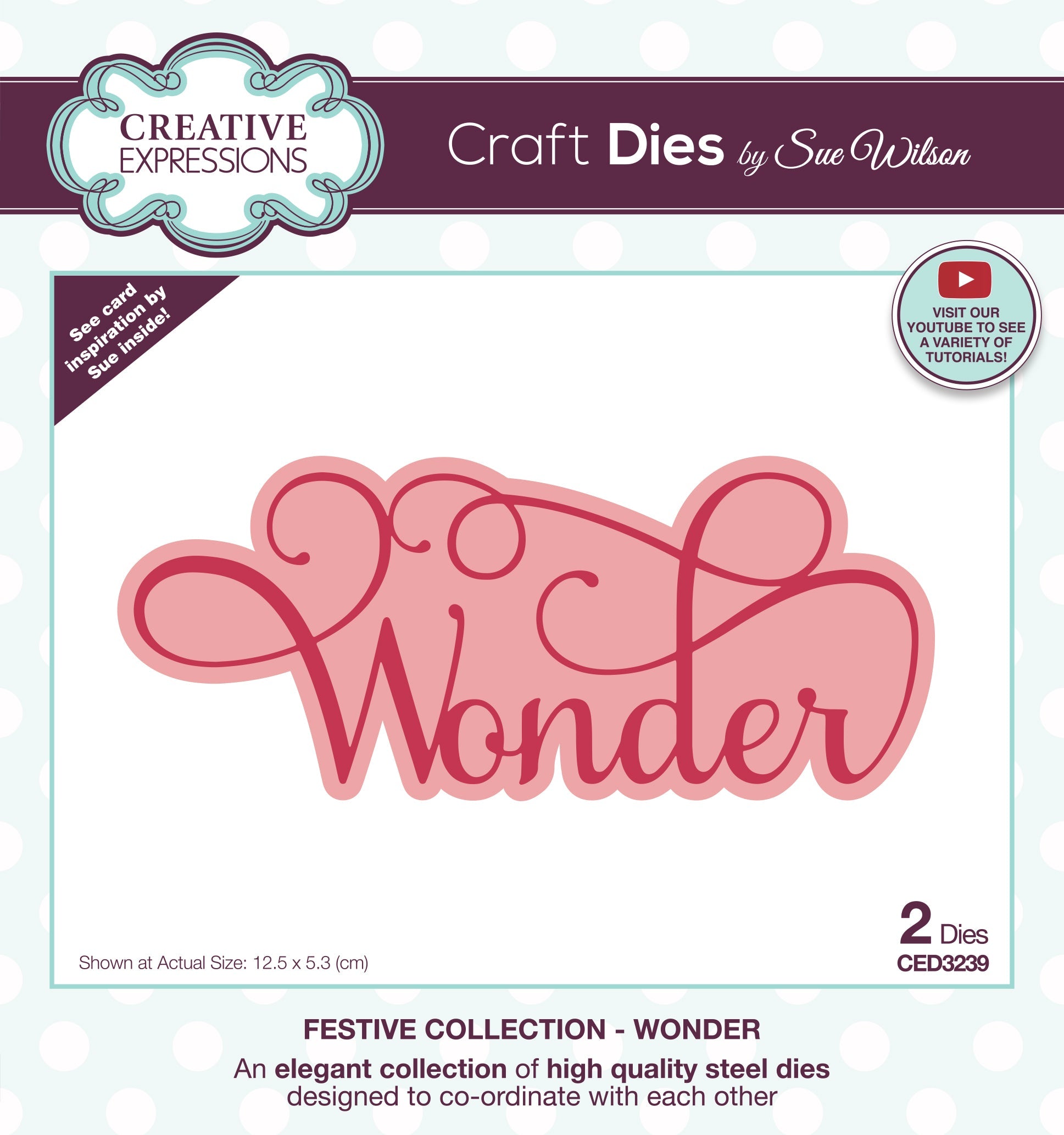 Creative Expressions Sue Wilson Festive Wonder Craft Die