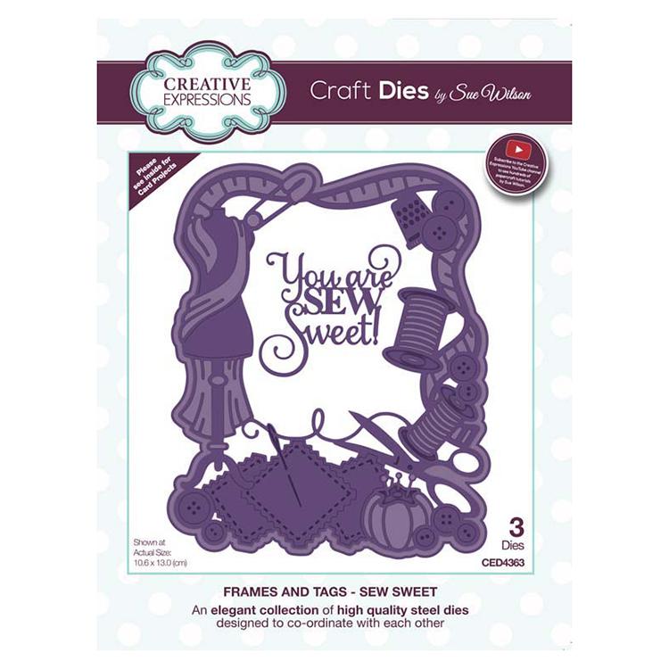 Creative Expressions Frames and Tags Collection Sew Sweet