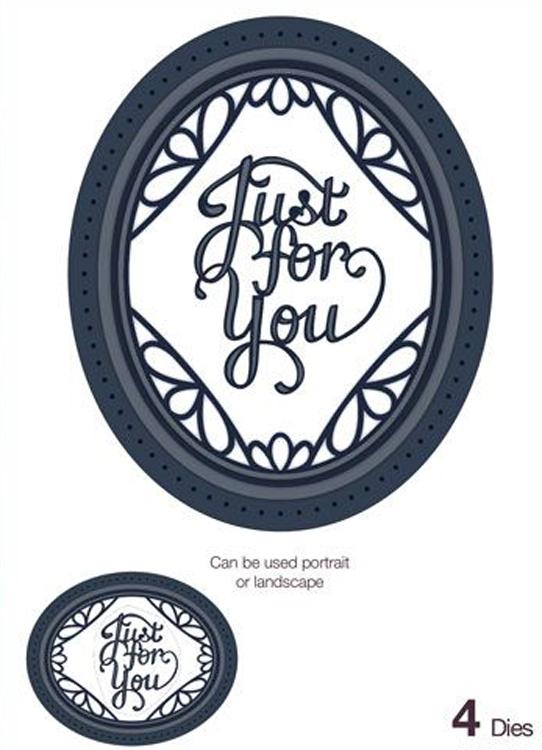 Sue Wilson Dies - Expressions Collection - Ornate Oval - Just for You